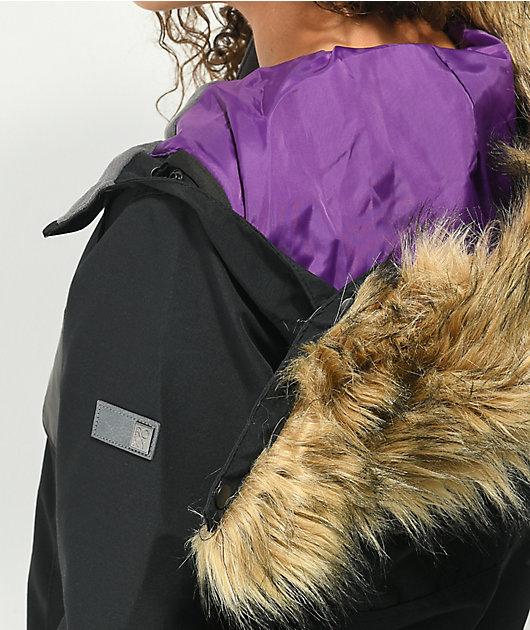 Hot sale - Sales Roxy Shelter Black & Irridescent Anorak 10K Snowboard  Jacket at discount 59% in 2022